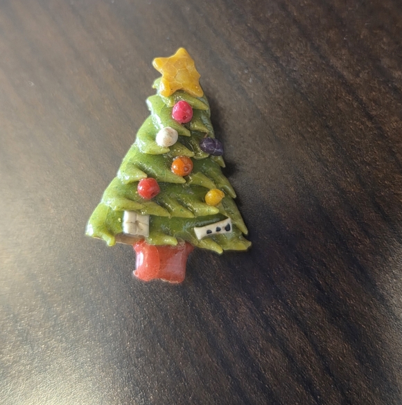 5 Colorful Mini Enamel/Rhinestone Brooch Set - Picture 4 of 12